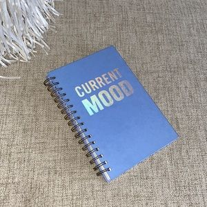 🪞 NEW current mood logo spiral holographic notebook hardcover